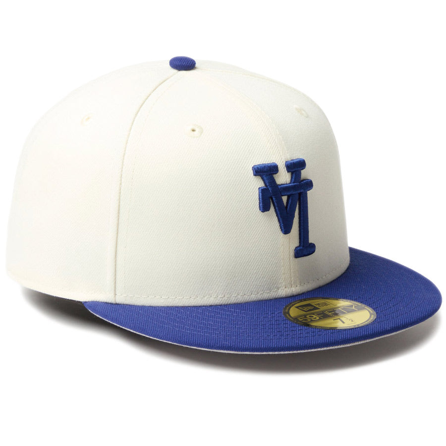 NEW ERA（ニューエラ）59FIFTY ドジャース クロームホワイト 右斜め