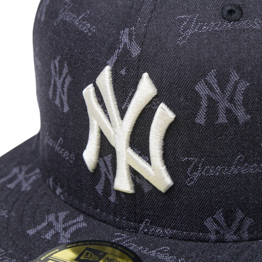 NEW ERA ヤンキース ロゴ刺繍ディテール