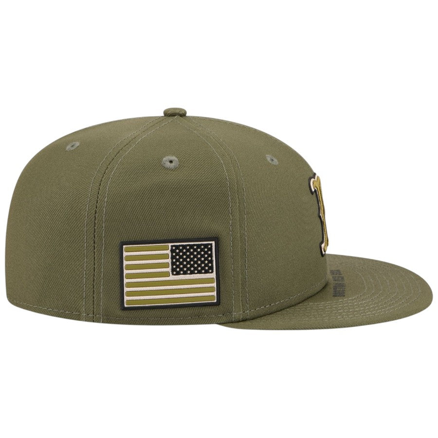 NEW ERA 59FIFTY レッドソックス 右側面 USフラッグ
