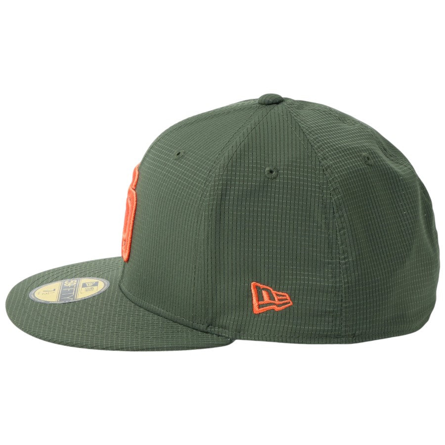 NEW ERA 59FIFTY Tech Air Dot Air NEフラッグ刺繍ディテール