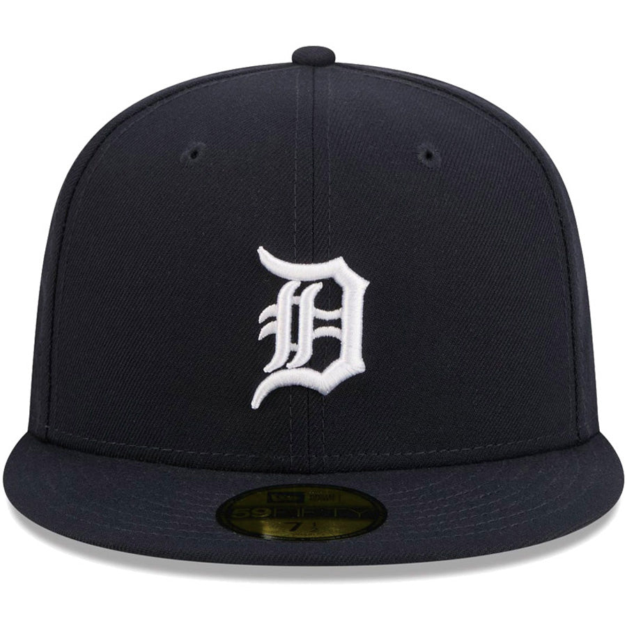 NEW ERA 59FIFTY タイガース キャップ ネイビー 正面
