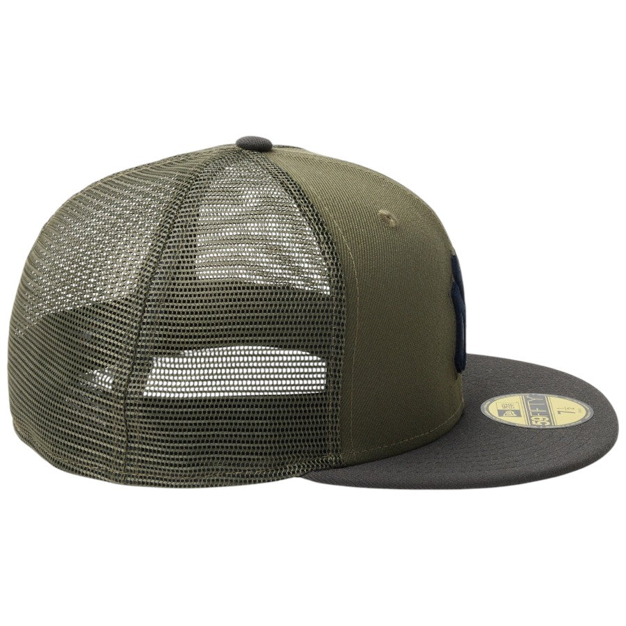 NEW ERA 59FIFTY トラッカー ニューヨーク・ヤンキース 右サイドデザイン
