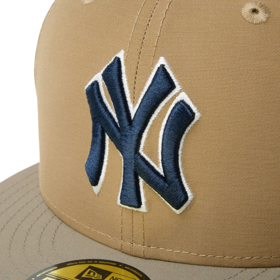 NEW ERA 59FIFTY ニューヨーク・ヤンキース ロゴ刺繍ディテール