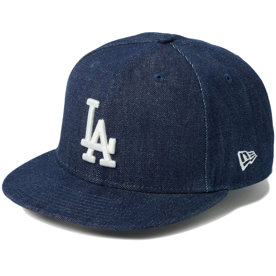 NEW ERA（ニューエラ） 9FIFTY ドジャース デニムキャップ 左斜め