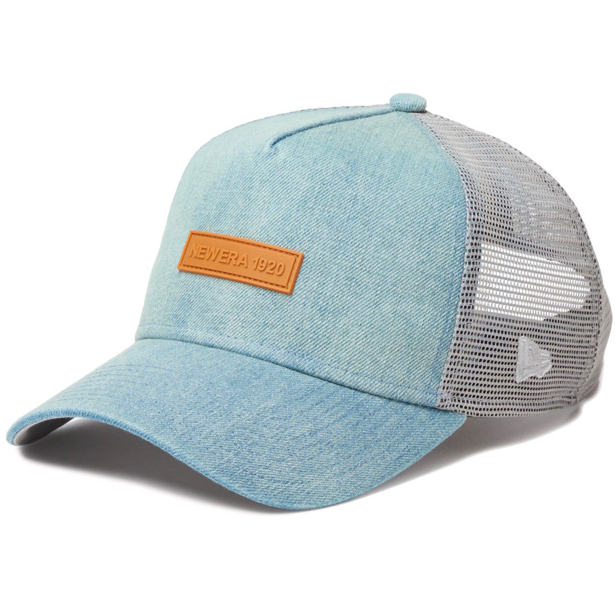 NEW ERA（ニューエラ）9FORTY A-Frame デニムキャップ インディゴ 正面