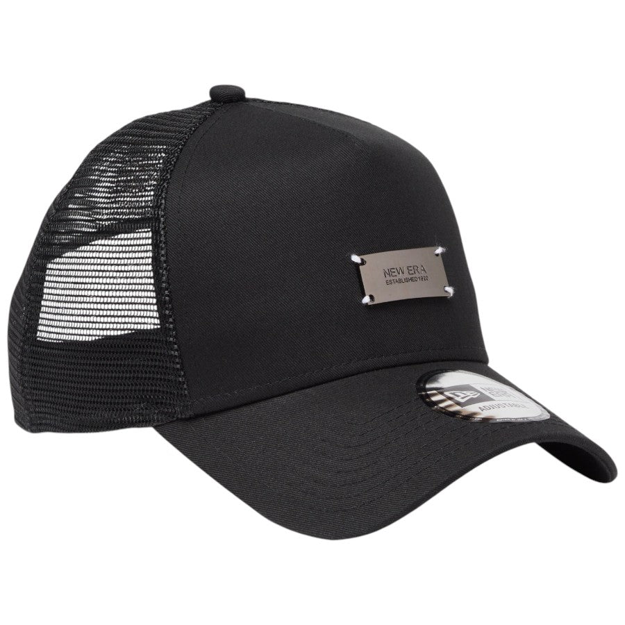 NEW ERA 9FORTY A-Frame Metal Plate ブラック ブラック 右斜め