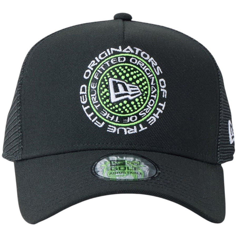 NEW ERA キャップ ブラック 正面