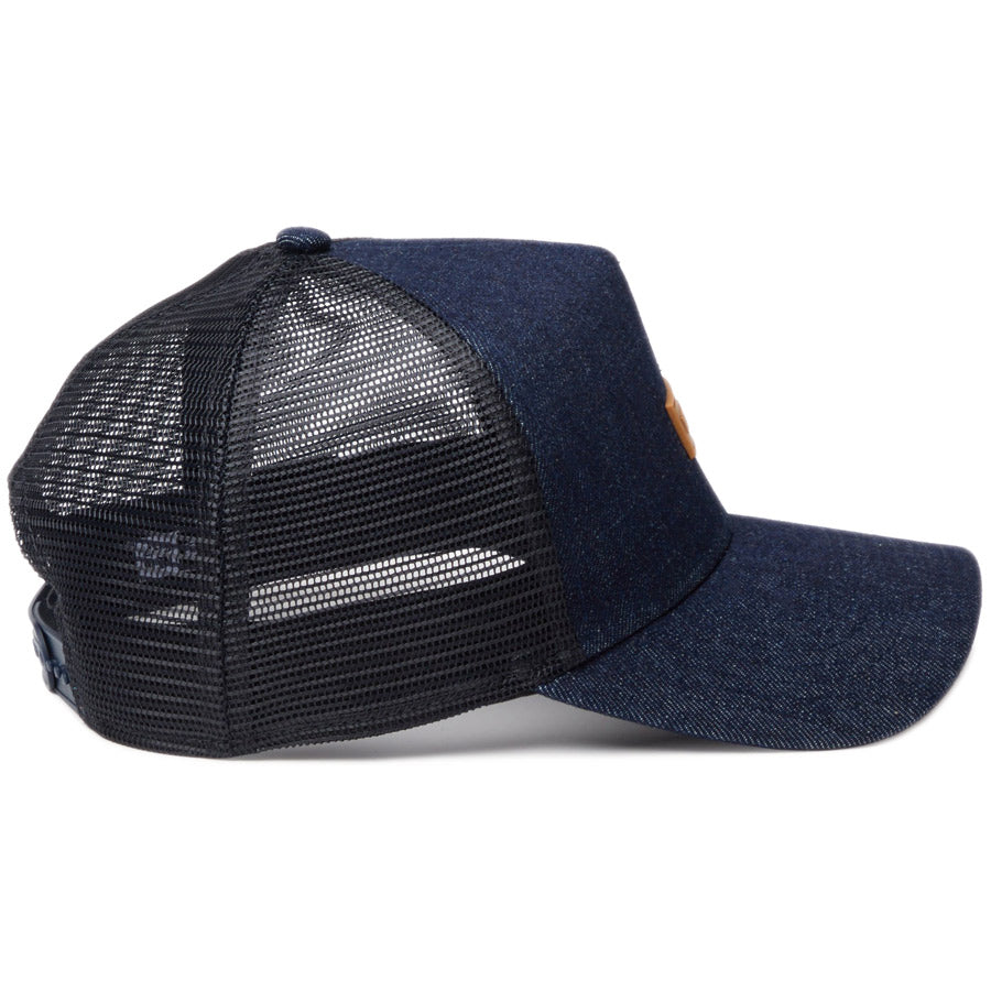 NEW ERA（ニューエラ）9FORTY デニムキャップ インディゴ 右向き