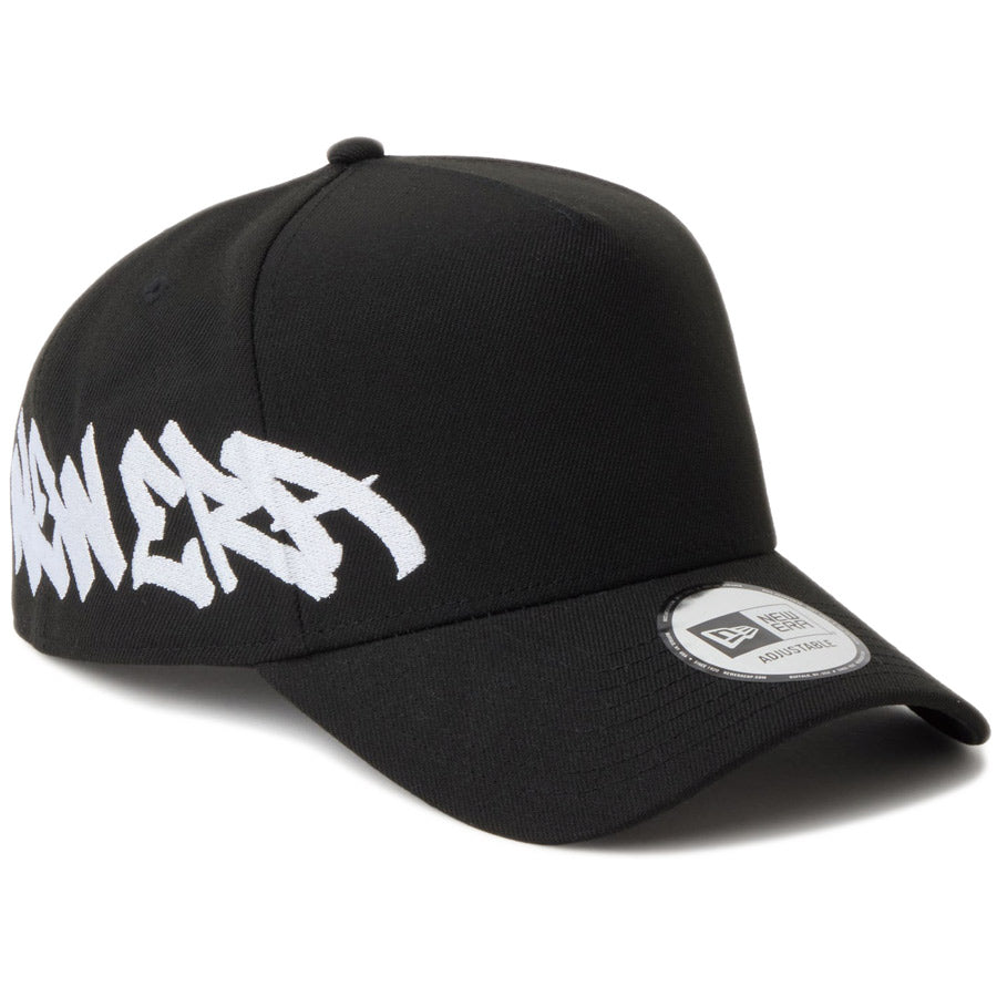 NEW ERA（ニューエラ）9FORTY A-Frame Essential Tagging ブラック 右斜め