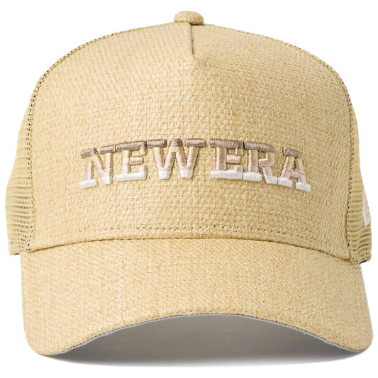 NEW ERA 9FORTY ペーパー ゴルフキャップ ナチュラル 正面