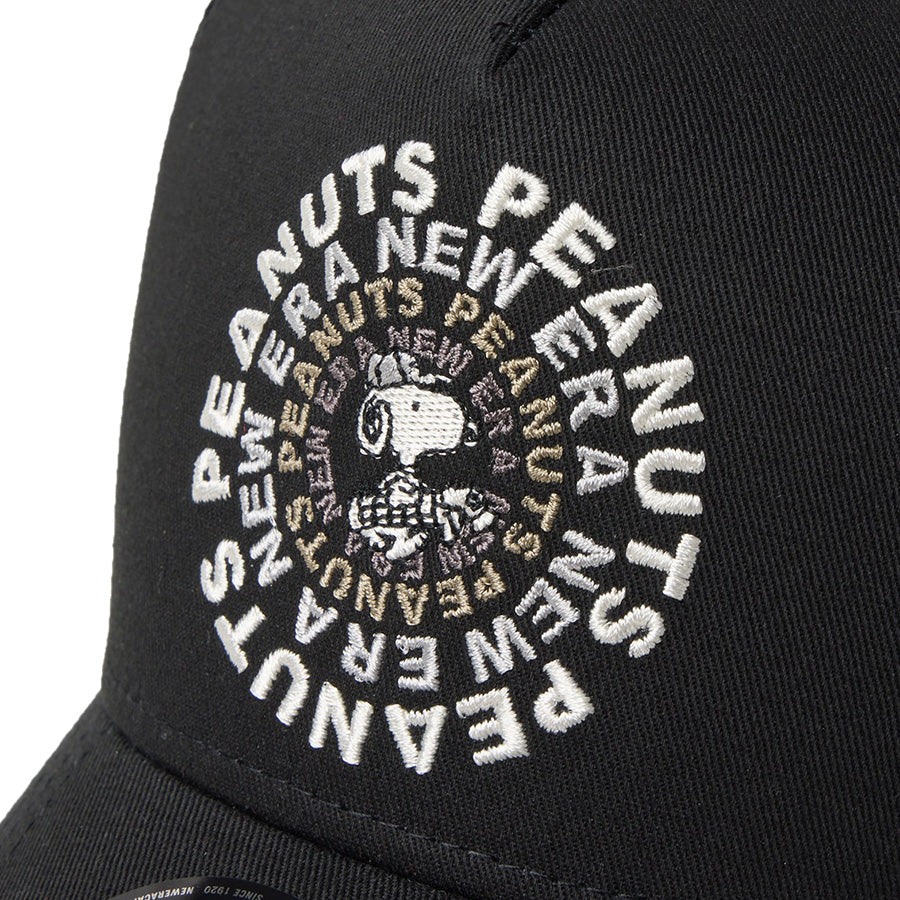 NEW ERA フロントロゴ スヌーピー ゴルフ デザイン