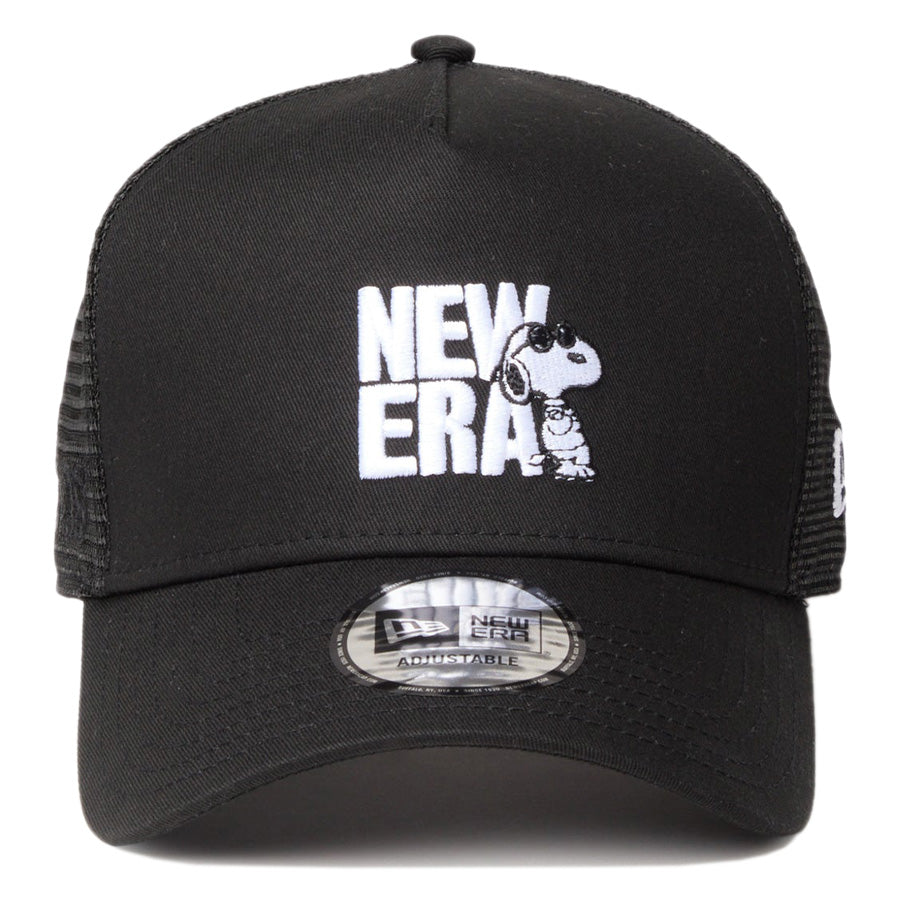 NEW ERA 9FORTY ピーナッツ ブラック 正面