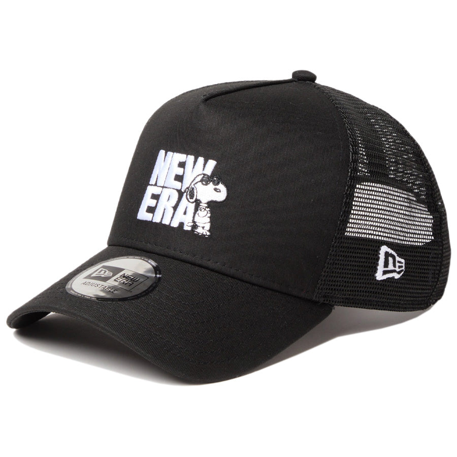 NEW ERA ピーナッツ ブラック 左斜め