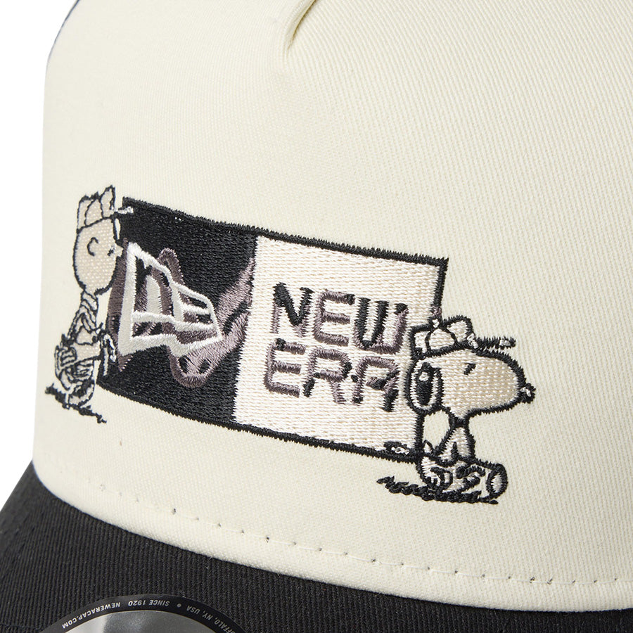 NEW ERA PEANUTS フロントロゴ刺繍