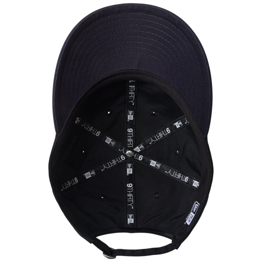NEW ERA 9THIRTY Grosgrain ベーシック 裏側 ブラック ネイビー