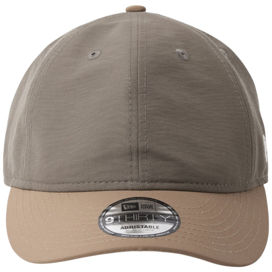 NEW ERA 9THIRTY Grosgrain ベーシック オリーブ カーキ 正面画像