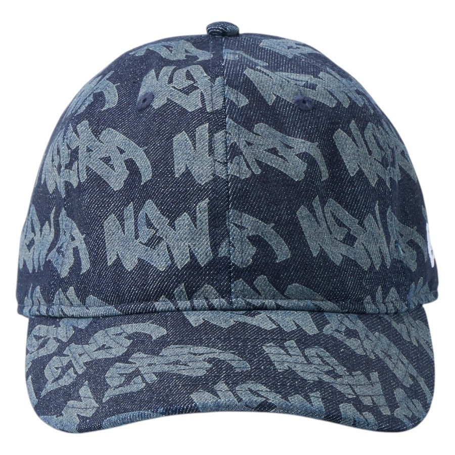 NEW ERA 9THIRTY デニムキャップ レーザー加工 正面