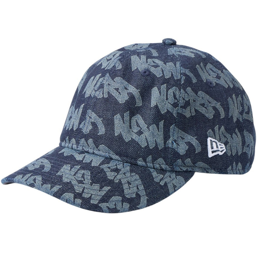 NEW ERA デニムキャップ 左斜めスタイル