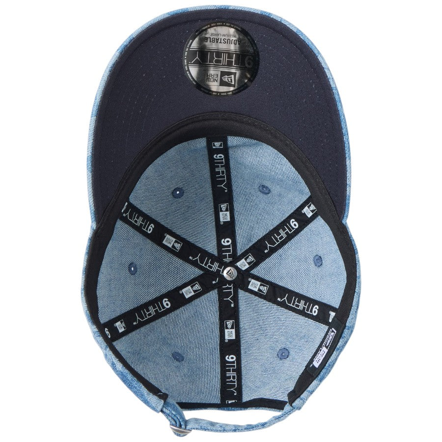 NEW ERA ウォッシュドデニムキャップ 内側構造