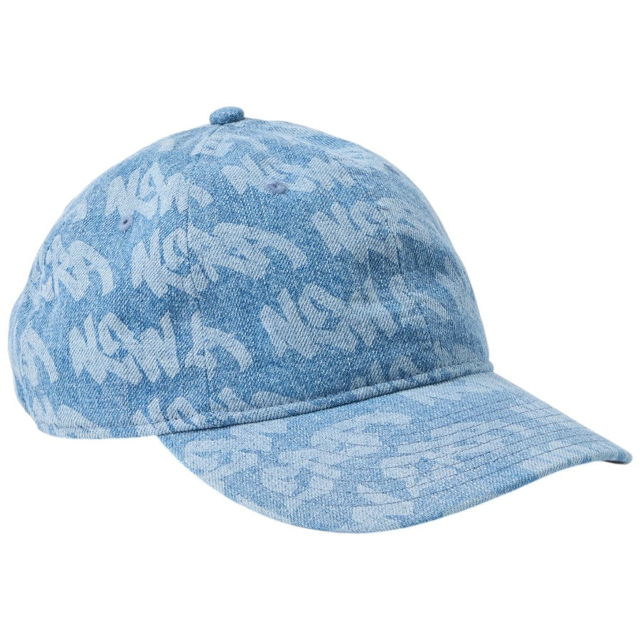 NEW ERA ウォッシュドデニムキャップ 右斜めスタイル