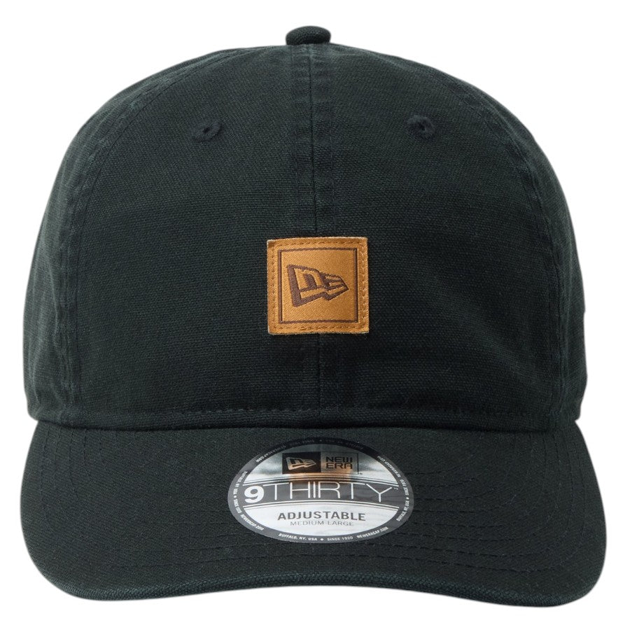 NEW ERA 9THIRTY Washed Duck ブラック 正面