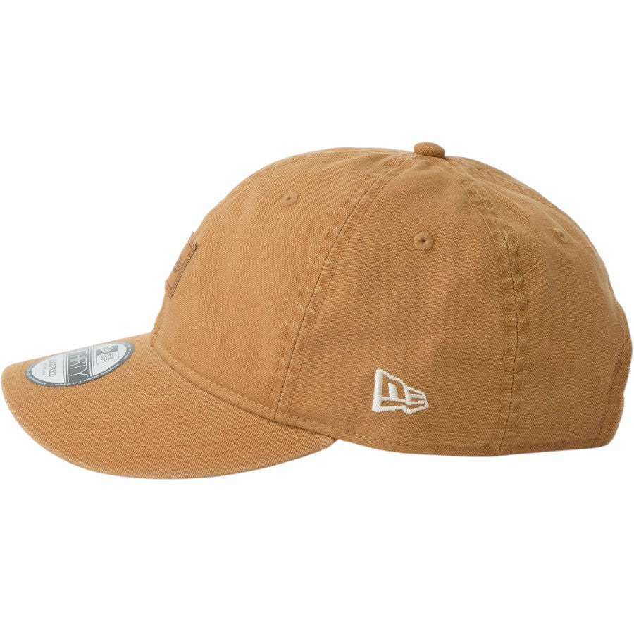 NEW ERA 9THIRTY フラッグロゴ 刺繍 ライトブロンズ 左向き