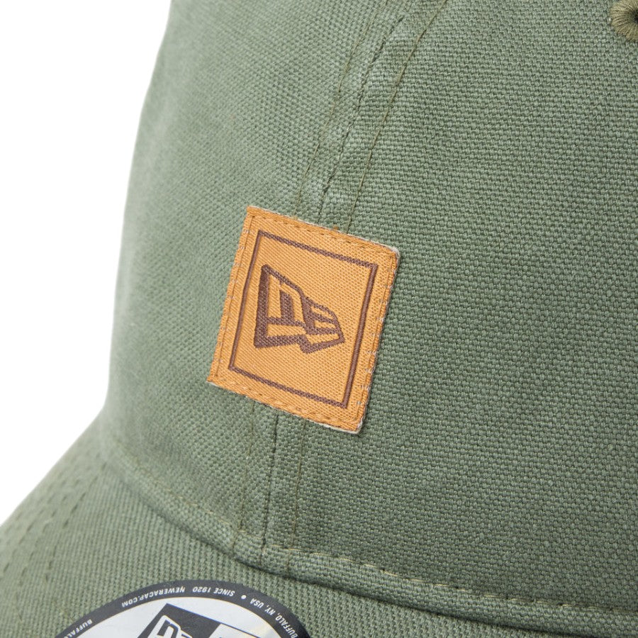 NEW ERA 9THIRTY フラッグロゴ ウーブンパッチ オリーブ ロゴ詳細