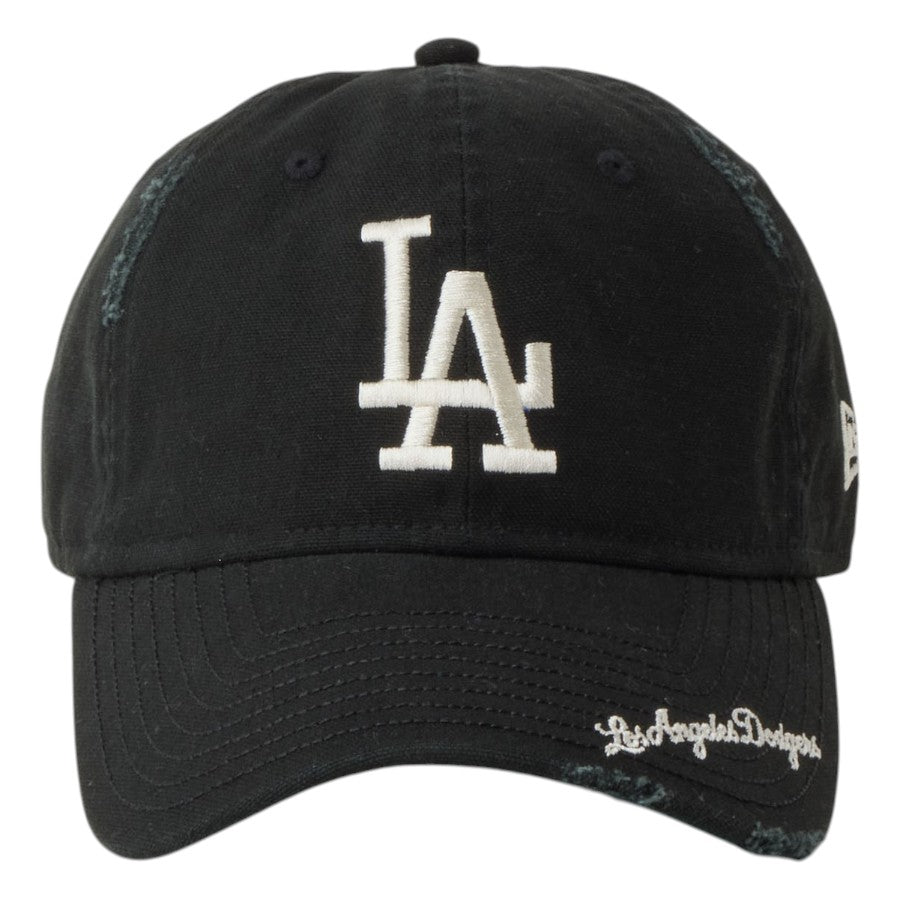 NEW ERA ドジャースキャップ ブラック 正面