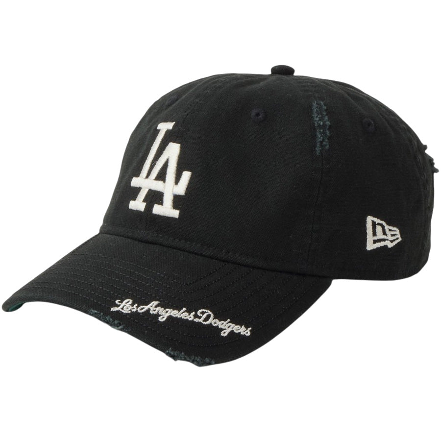 NEW ERA 9TWENTY ドジャース ブラック 左斜めキャップ