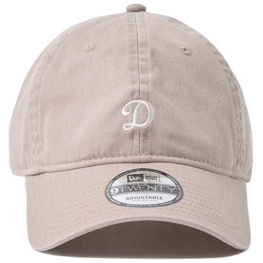 NEW ERA 9TWENTY ドジャース Dロゴ アッシュブラウン 正面