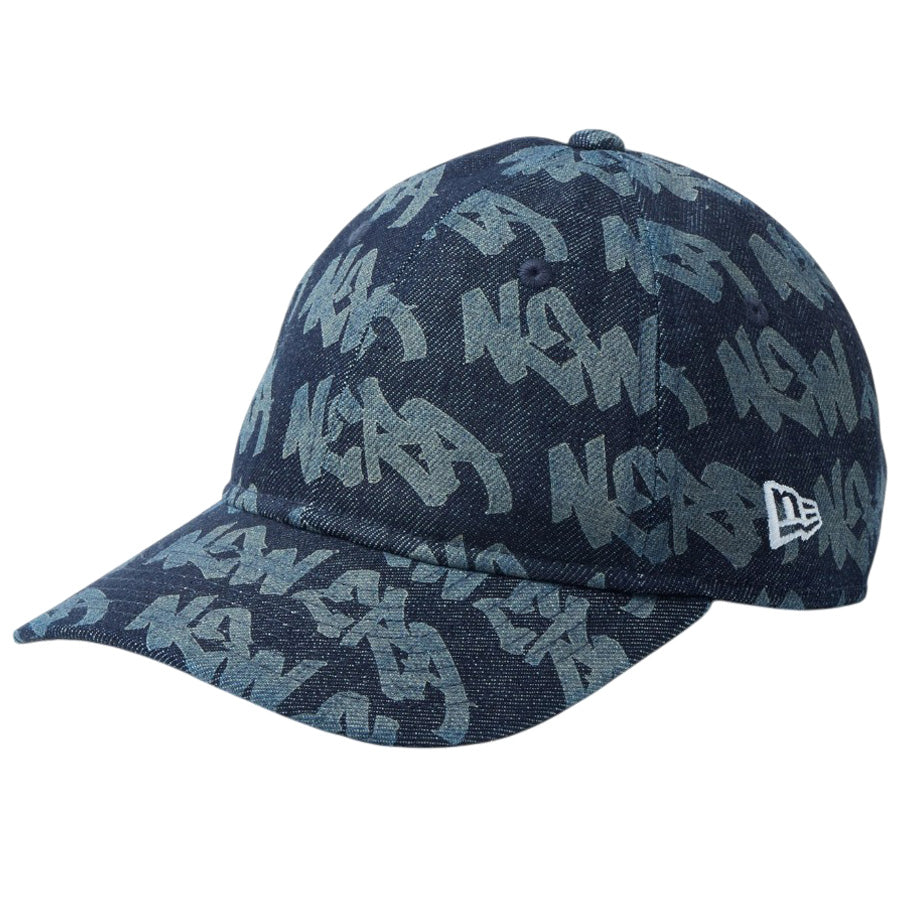 NEW ERA キッズ 9TWENTY デニムキャップ 左斜め