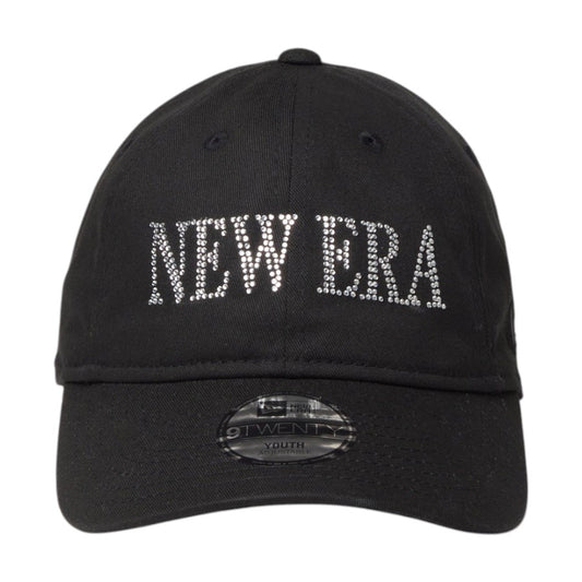 NEW ERA キッズ キャップ ラインストーン 正面デザイン