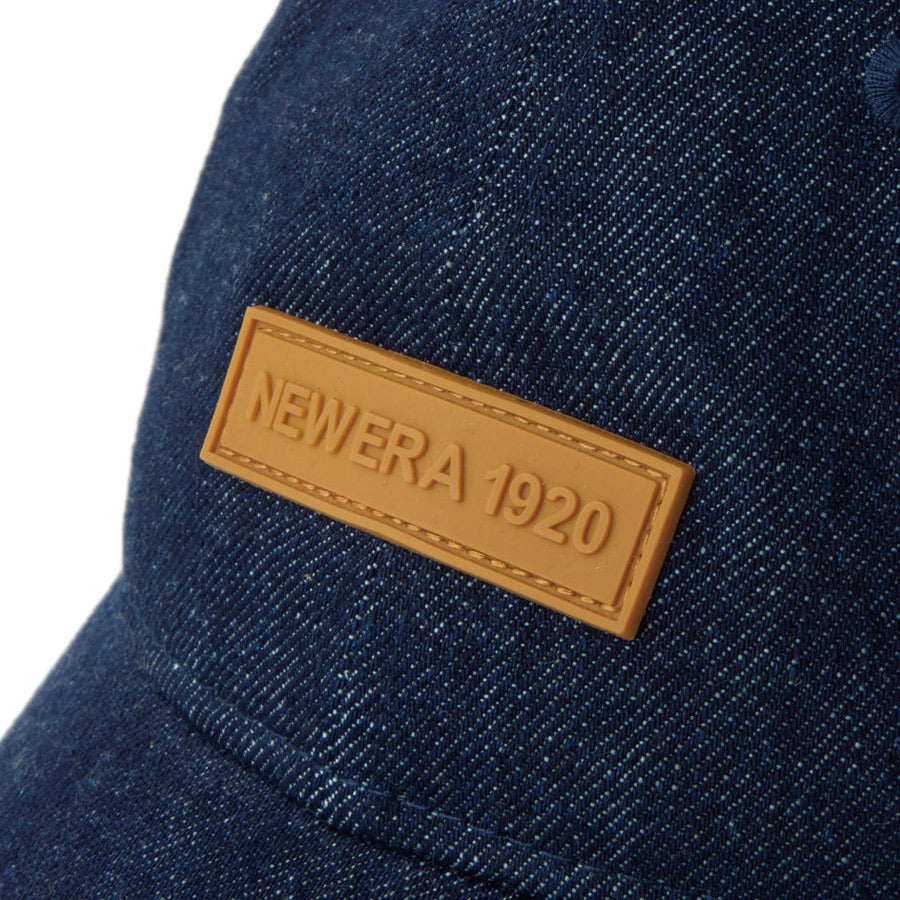 NEW ERA（ニューエラ） ラバーパッチ ロゴ ディテール デニムキャップ