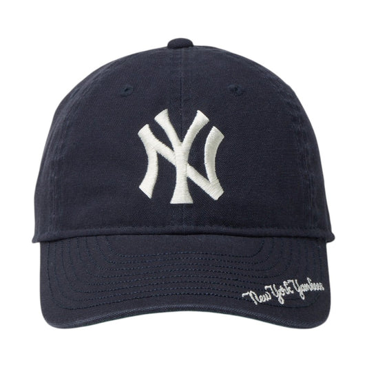 NEW ERA キッズ 9TWENTY ヤンキース ネイビー 左斜め