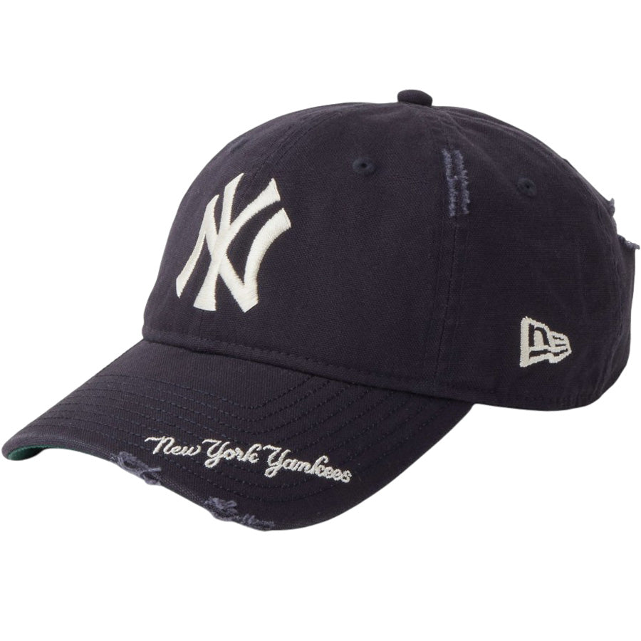 NEW ERA 9TWENTY ヤンキース ネイビー 左斜めスタイル
