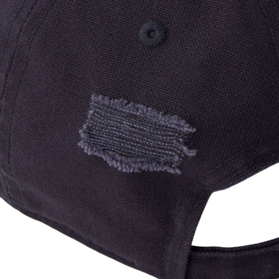 NEW ERA ダメージ加工詳細 ネイビー