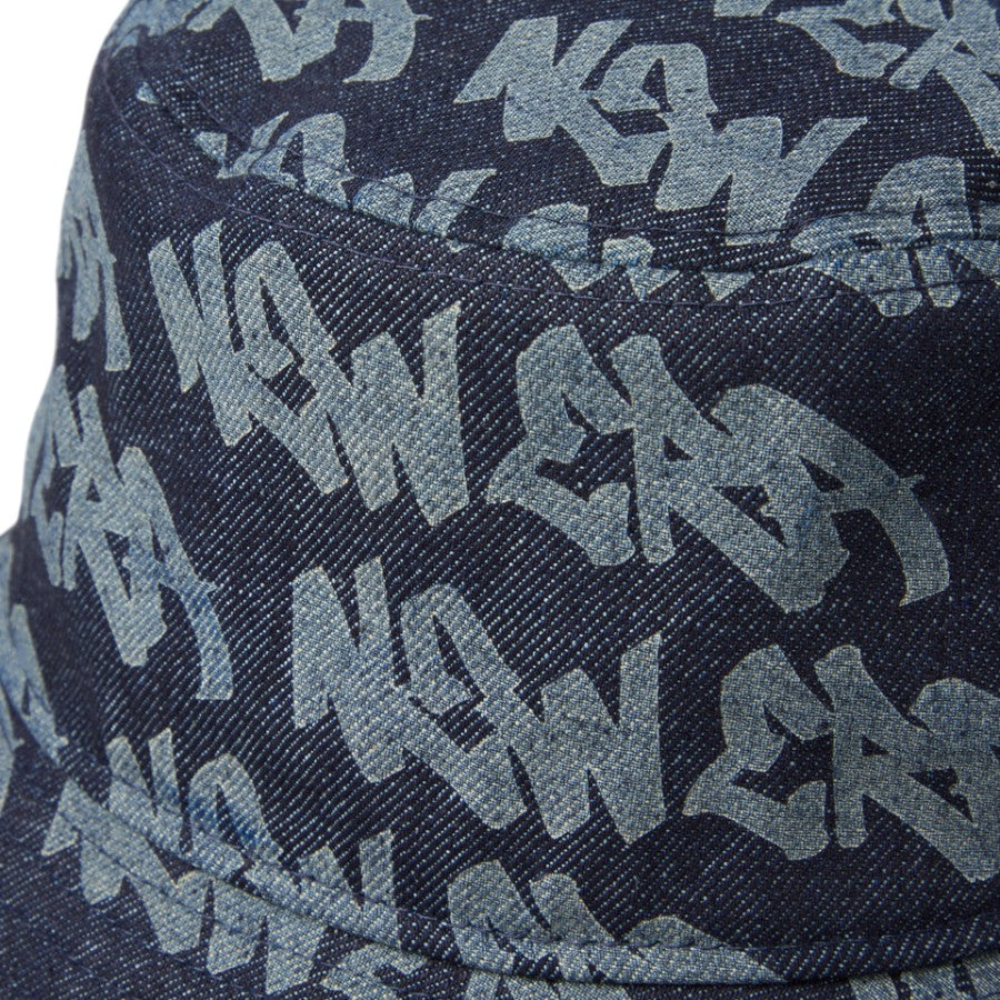 NEW ERA デニム生地 レーザー加工ディテール