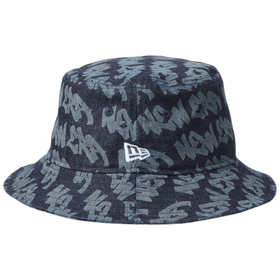 NEW ERA フラッグ刺繍 デニム ディテール