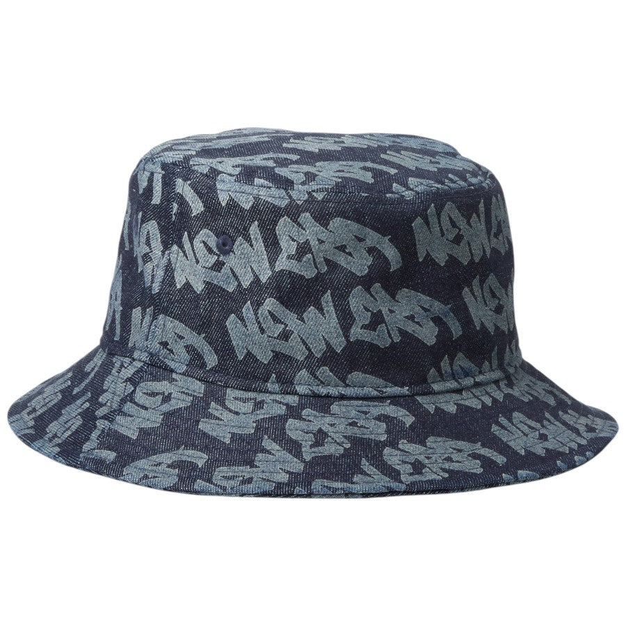 NEW ERA バケットハット デニム 右斜めスタイル