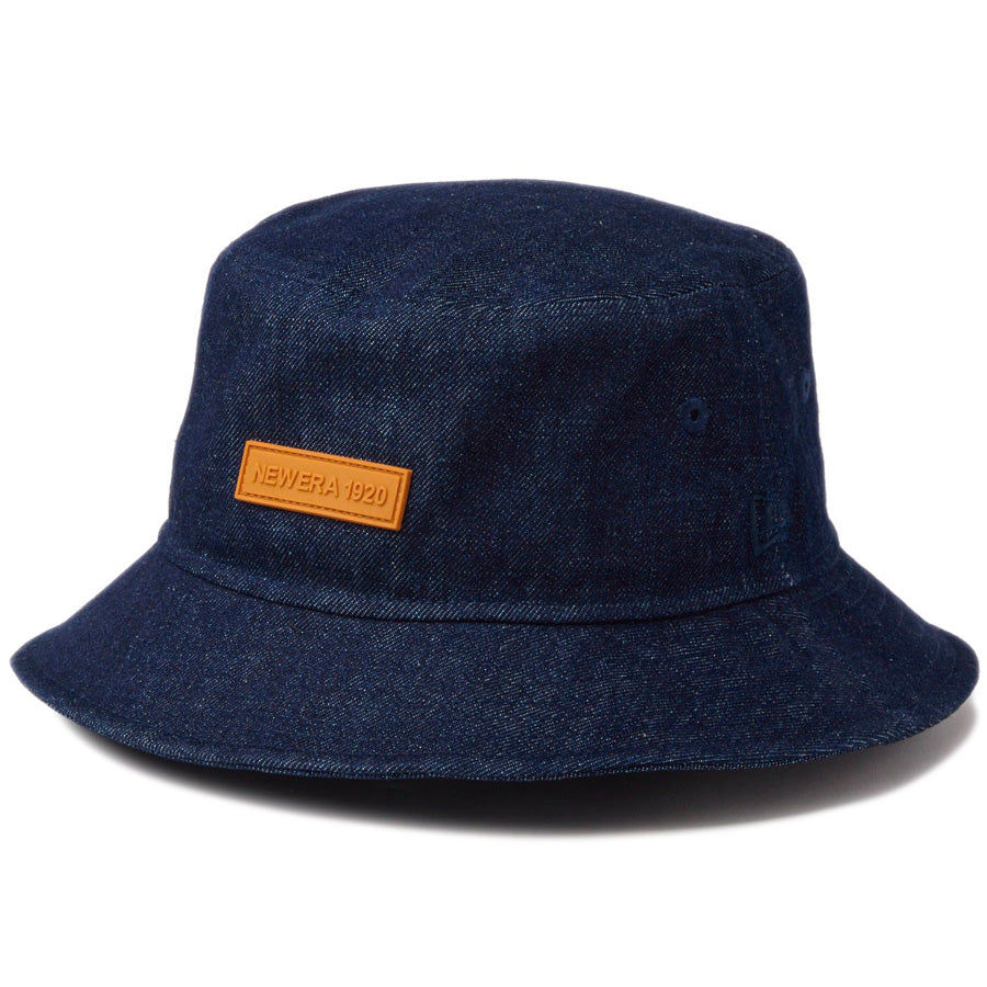 NEW ERA（ニューエラ） バケットハット デニム ウォッシュド 左斜め