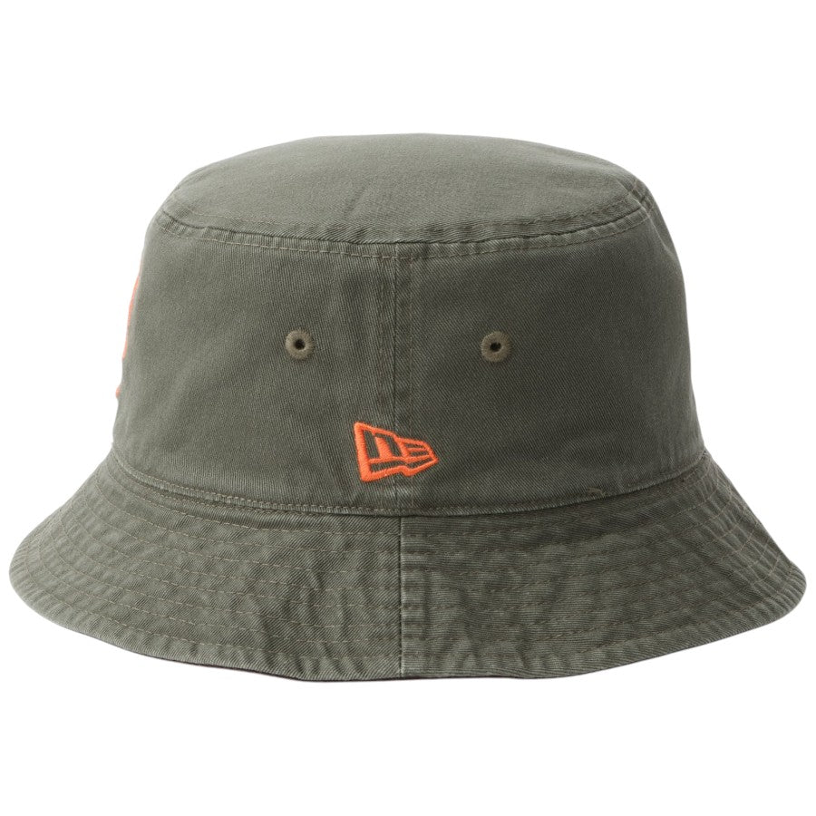 NEW ERA フラッグロゴ刺繍 ニューオリーブ