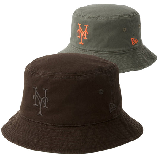 NEW ERA リバーシブル バケットハット 2面比較