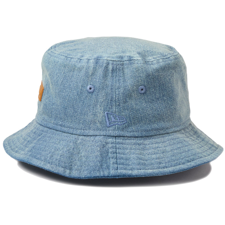 NEW ERA（ニューエラ） バケットハット ウォッシュドデニム 左向き