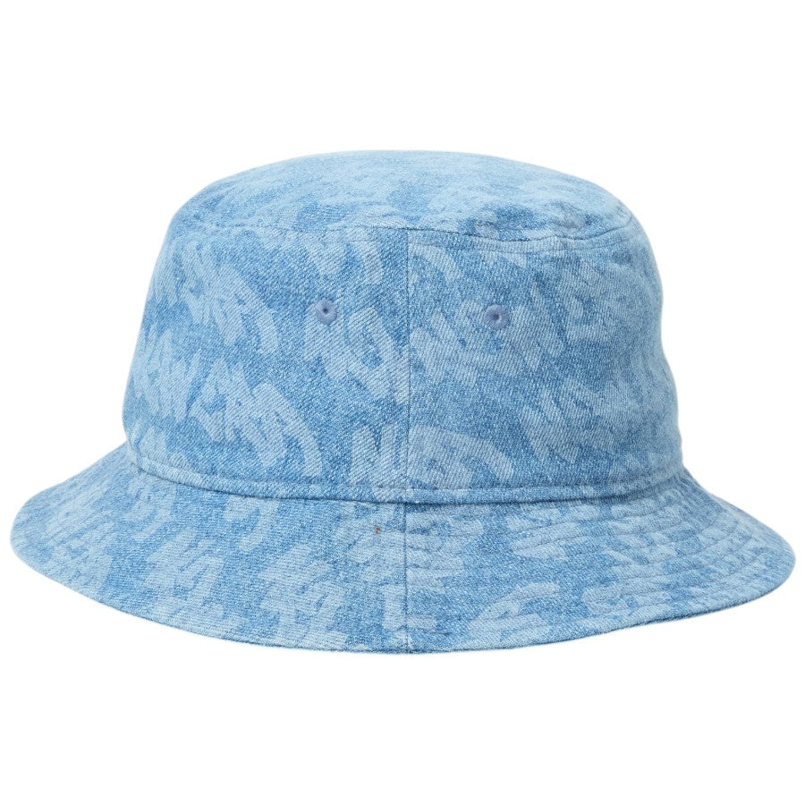 NEW ERA バケットハット ウォッシュドデニム 右側面