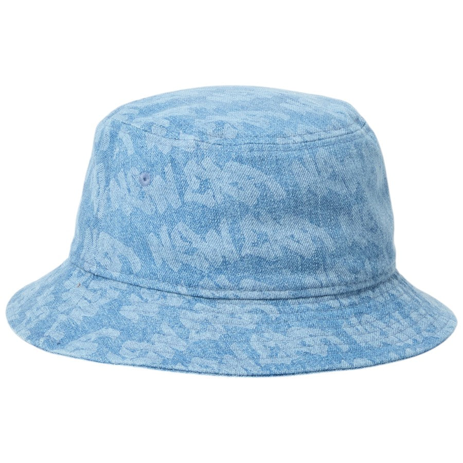 NEW ERA バケットハット ウォッシュドデニム 右斜めスタイル