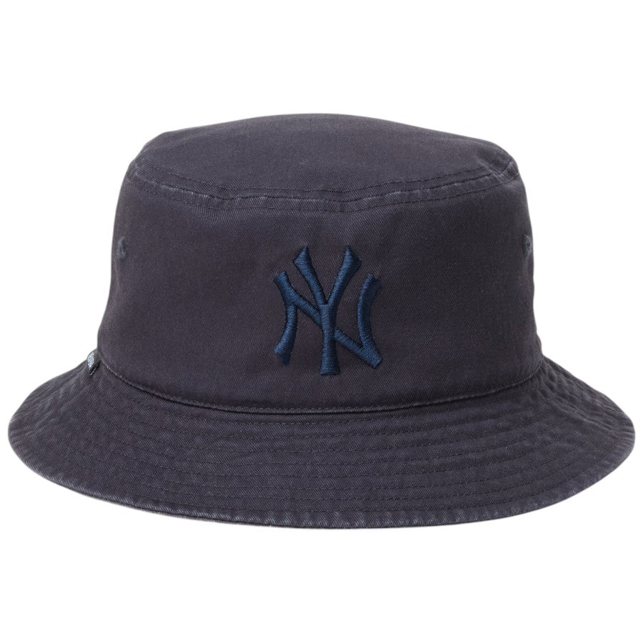 NEW ERA バケットハット ヤンキース ネイビー 正面
