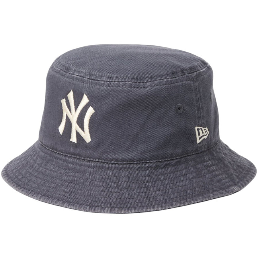 NEW ERA バケットハット ダークグラファイト 左斜め
