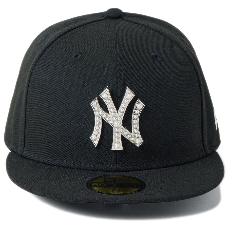 NEW ERA（ニューエラ）59FIFTY Pearl Badge ヤンキース 正面ロゴ