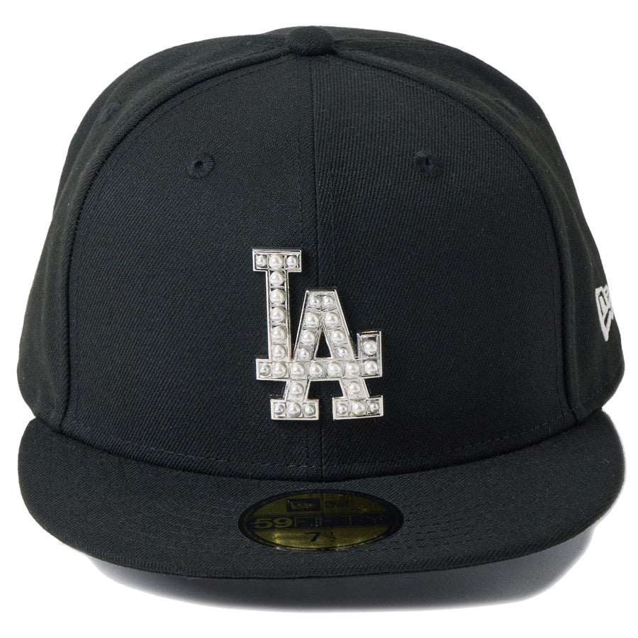 NEW ERA（ニューエラ）59FIFTY ドジャース パールバッジ 正面ロゴ