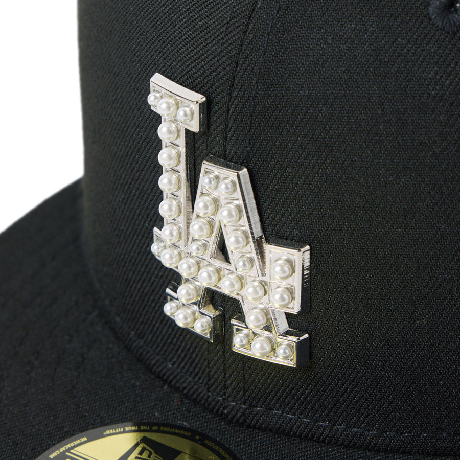 NEW ERA（ニューエラ）59FIFTY ドジャース パールバッジ ロゴアップ